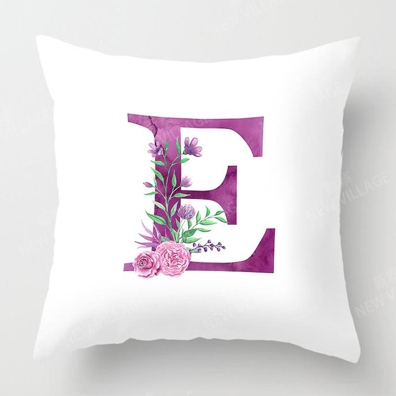 Nordic Fall Home Decor Autumn Throw Pillow Case Sofa Cushion Cover Modern 45X45Cm 45*45 50X50 60X60Cm 40*40Cm 35X35 Letter