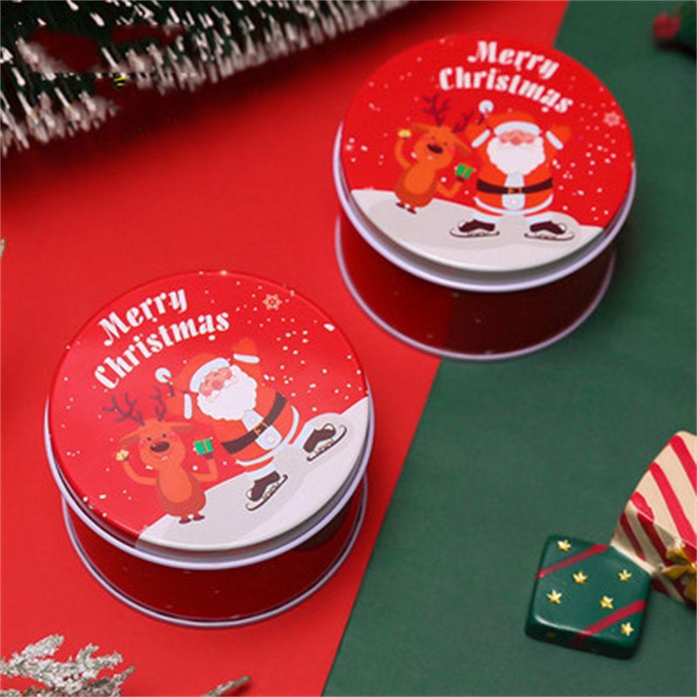 Supplies Candy With Lids Cookie Box Christmas Tin Gift Box Storage Containers Tinplate Gift Boxes
