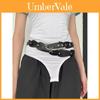Retro-Sternform PU-Ledergürtel für Damen mit schmaler Passform und High-End-Design
