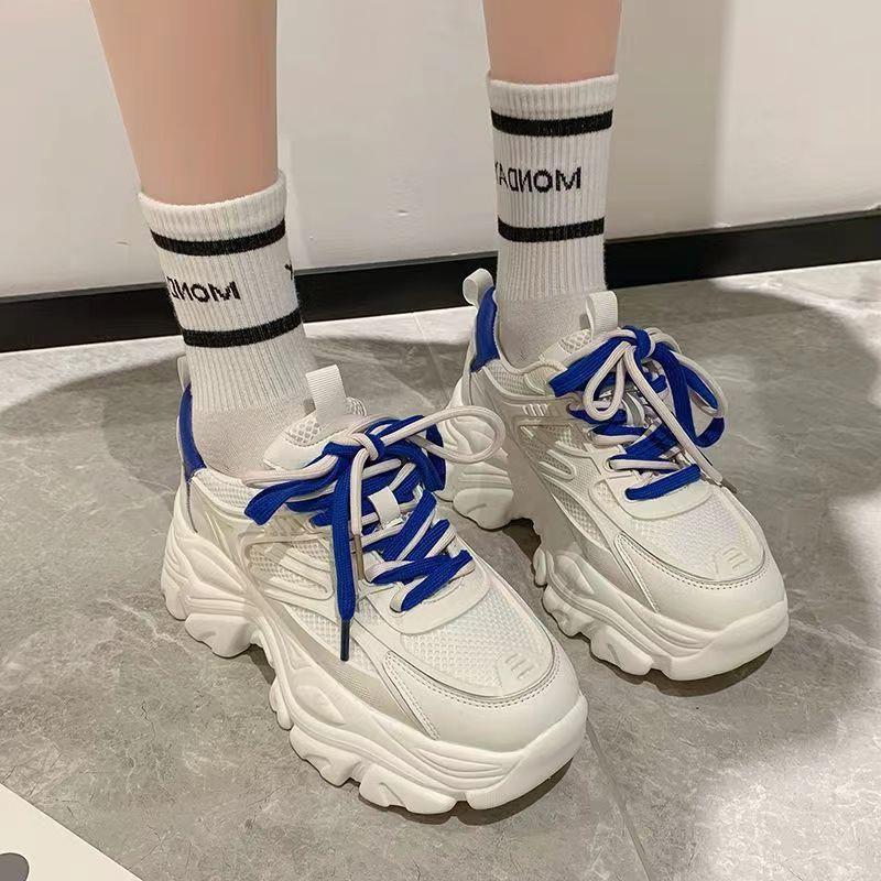 Daddy Shoes 22 Autumn and Winter New Muffin Single Shoes with Thick Soles Increase Height and Leisure