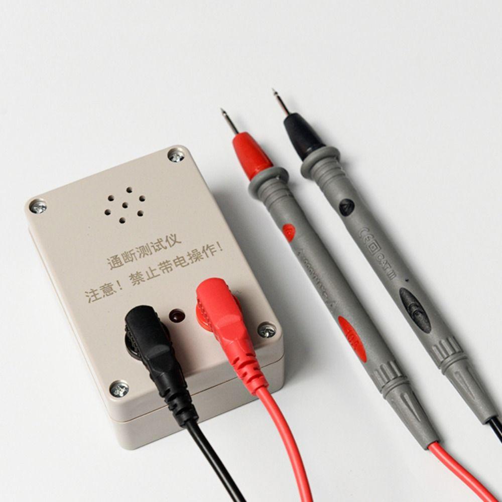 Buzzer Alarm Buzzer Tester with Indicator Light Switch Tester For Tiny Electronic Components