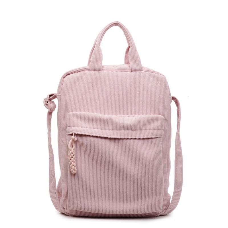 Stylish and simple shoulder messenger bag 2025 new corduroy trend computer bag Korean version casual handbag women's bag