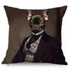 Europe Art Posters Style Decorative Cushion Cover Deer Giraffe Owl Ostrich Funky Animal Vintage Portrait Sofa Throw Pillow Case