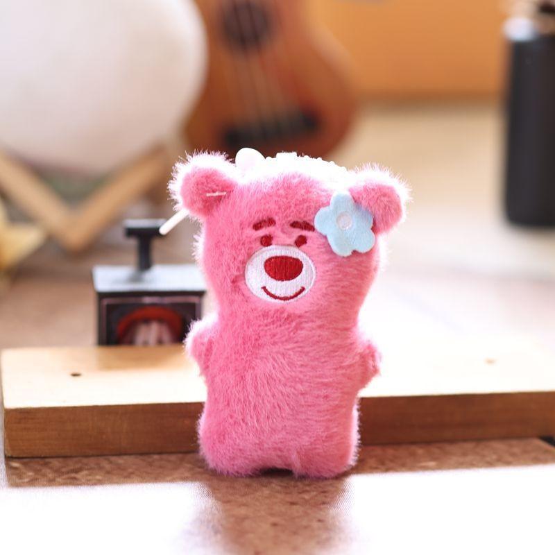 

Pooh Lotso Monsters Bear Plush Keychain Pendant Cute Design Kids Collectors Gift