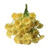 Fake Daisies Artificial Flowers Artificial Flower Bouquet with Flexible Stems Silk Faux Blooms for Wedding Centerpieces