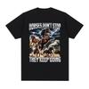 Cavalos Não Param Eles Continuam Meme Engraçado de Cavalo Camiseta Unisex Vintage Moda Oversized Camisetas Casuais 100% Algodão Camiseta