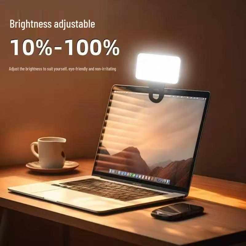 Xiyin Clip-on Portable Phone & Laptop Fill Light for Meetings
