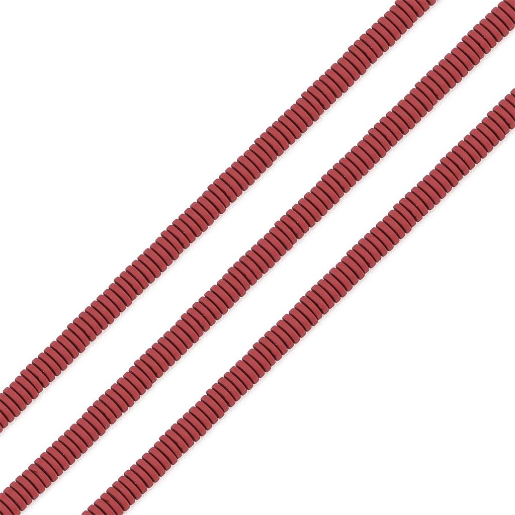 330Pcs Natural Stone Flat Round Disk Hematite Loose Spacer Beads For Necklace Bracelet DIY Jewelry Making Accessories