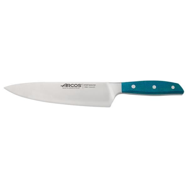 Couteau de chef 21cm Arcos Brooklyn demi mitre 0,000000 Turquoise