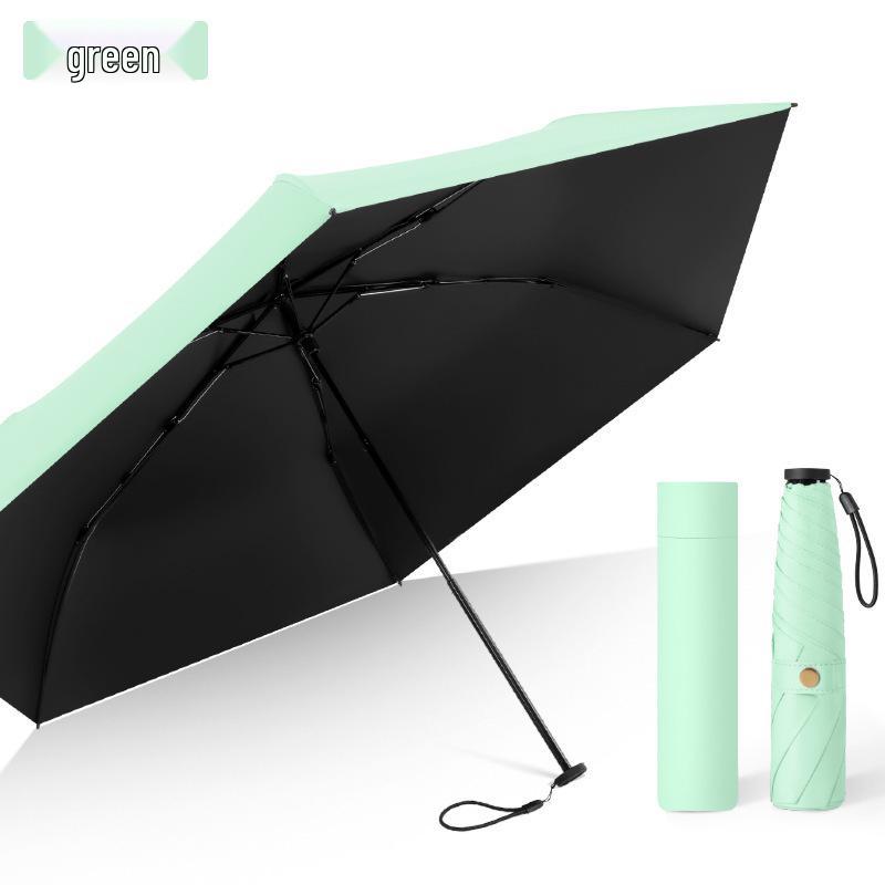 Ultra-light Carbon Fiber Sun & Rain Umbrella - Lightweight, Three-fold, UV Protective Parasol.