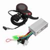 24 36 48V 350W Electric Bike Scooter Motor Controller with LH100 LCD Display Panel Thumb Throttle 2 in 1 Integrated