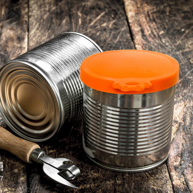 Silicone Canned Lid Reusable Pet Food Can Cover Silicone Dogs Cats Storage Tin Cover Lid Seal Cover Health Pet Daily Supplies