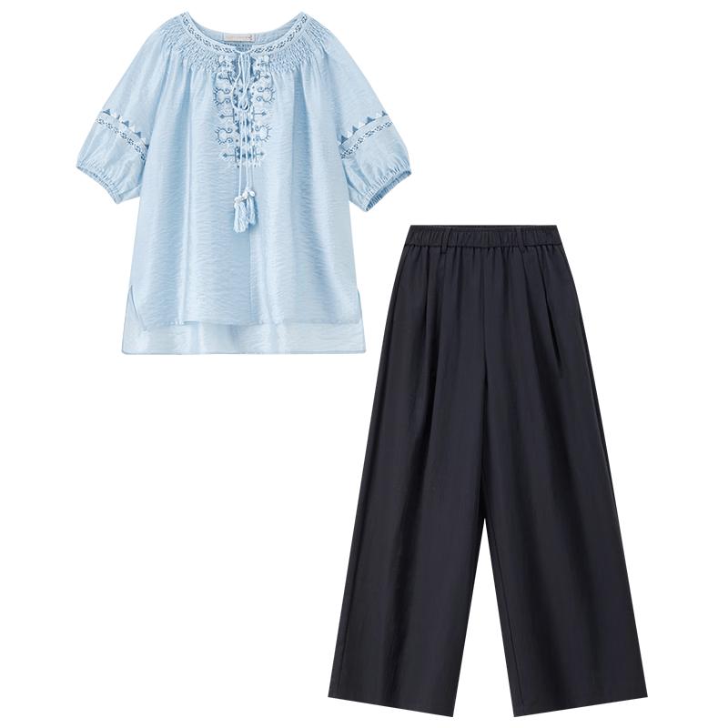 Women s Bohemian Lyocell Blend Resort Two-Piece Set M