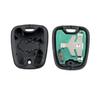 Für Peugeot 107 207 307 Citroen C1 2-Tasten Auto-Fernbedienungsschlüsselanhänger 433MHz ID46 Chip