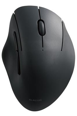 ELECOM SHELLPHA Wireless 5 Compatible with Both Bluetooth and To 3 M Mouse, Quiet, Buttons, 2.4GHz Wireless, Multi-Pairing (Up Devices), Size, Black,