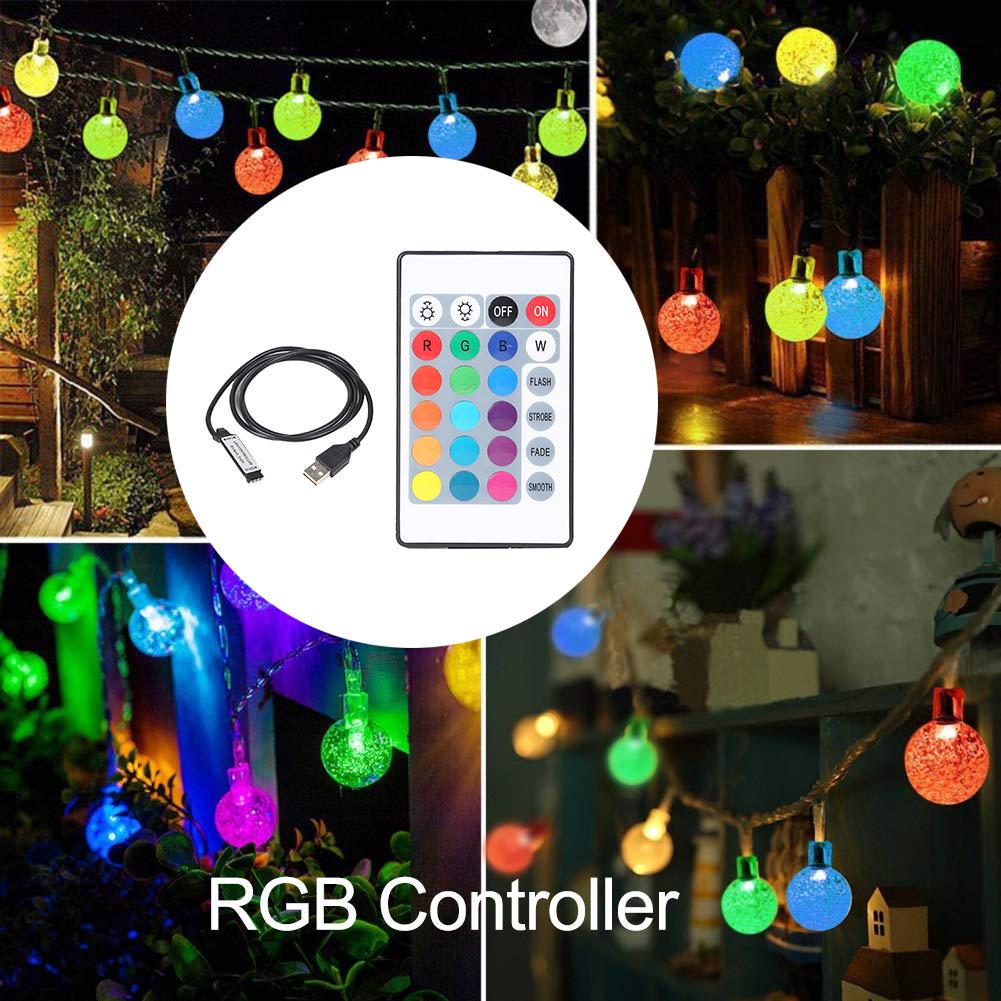 Buy IR 24 Keys USB LED Light Strip Remote Controller w/5-24V USB RGB ...
