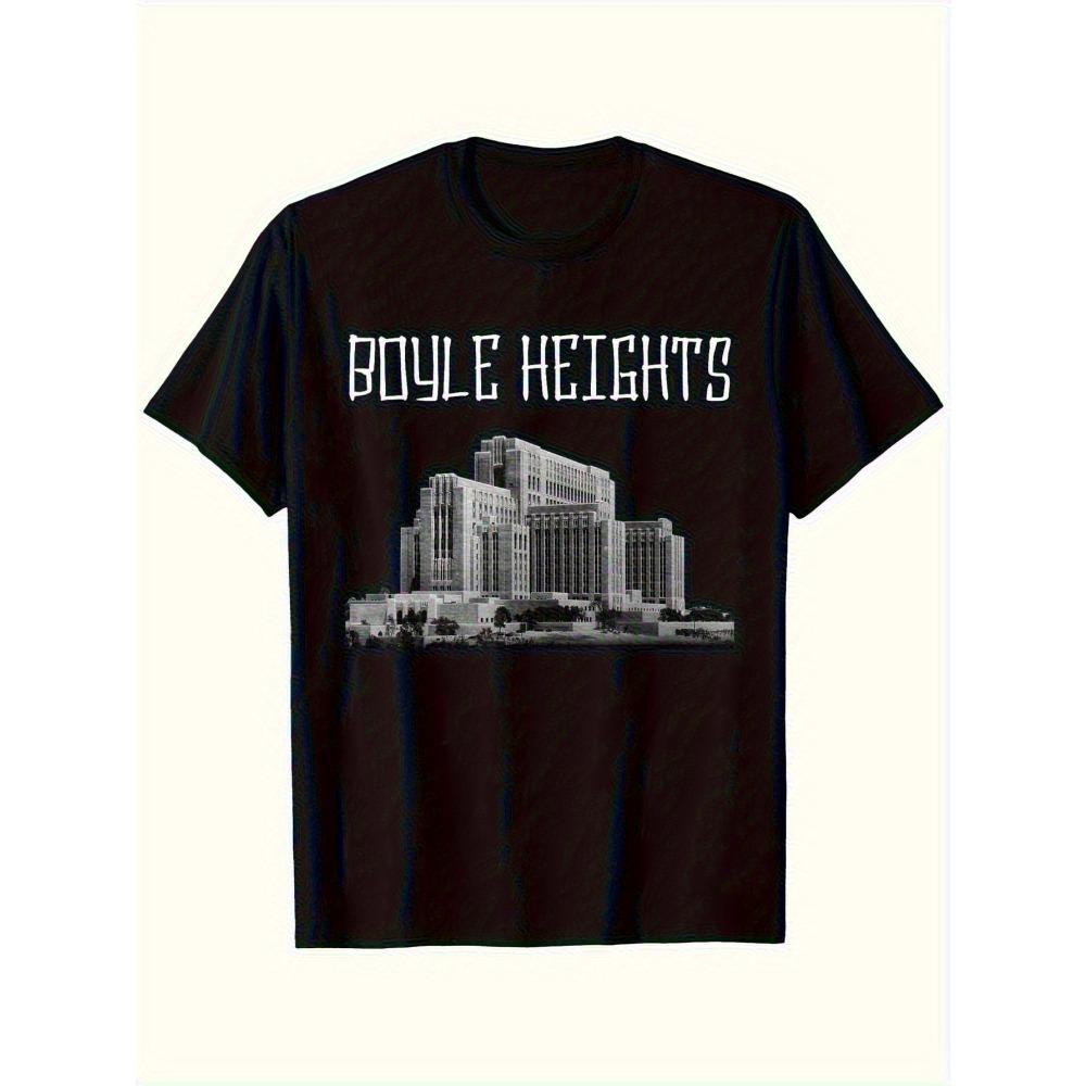 

Boyer Heights East Los Angeles Los Angeles City Yard Vintage Style T-Shirt Cotton Machine Wash Men s and Women s T-Shirts M