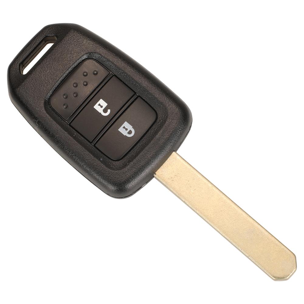 Jingyuqin Autoschlüsselanhänger 313.8/433Mhz ID47 Chip Schlüsselloser Fernbedienungs-Schlüsselanhänger Für Honda Accord 2013 2014 2015 2016 2017 MLBHLIK6-1T/1TA