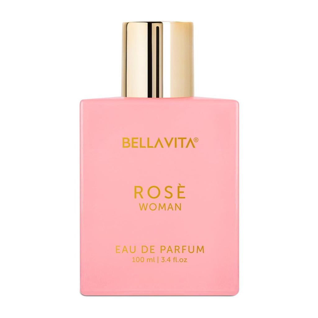 Bella Vita Luxury Rose Woman Eau De Parfum Perfume for Women with Black Currant, Vanilla, Jasmine|