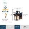 European Style Waterproof Solar Wall Lamp: Super Bright Antique Design for Outdoor Courtyards, Corridors, and Villa Hallways