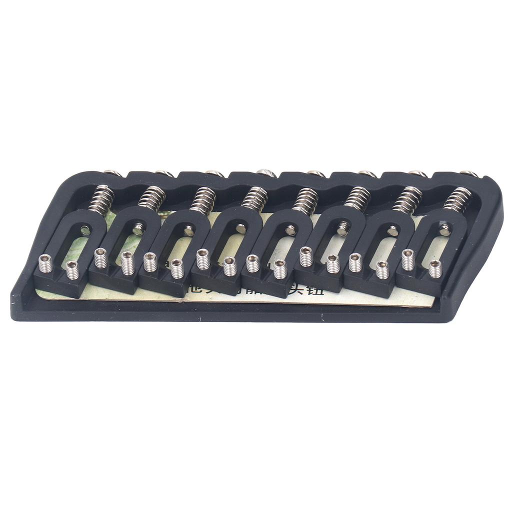 8 String Guitar Fixed Saddle Bridge Metal Professional Electric Guitar Bridge Replacement
