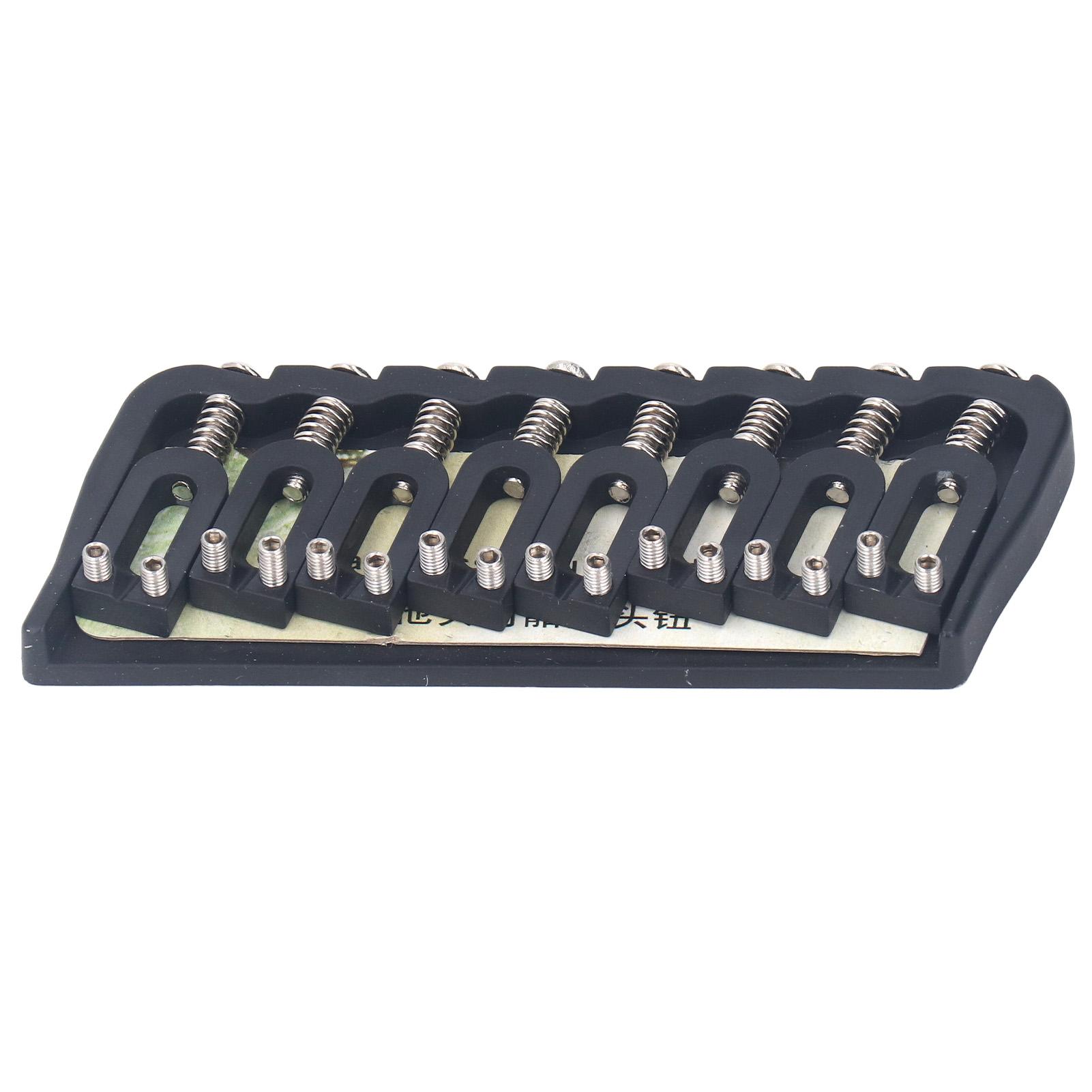 

8 String Guitar Fixed Saddle Bridge Metal Professional Electric Guitar Bridge Replacement