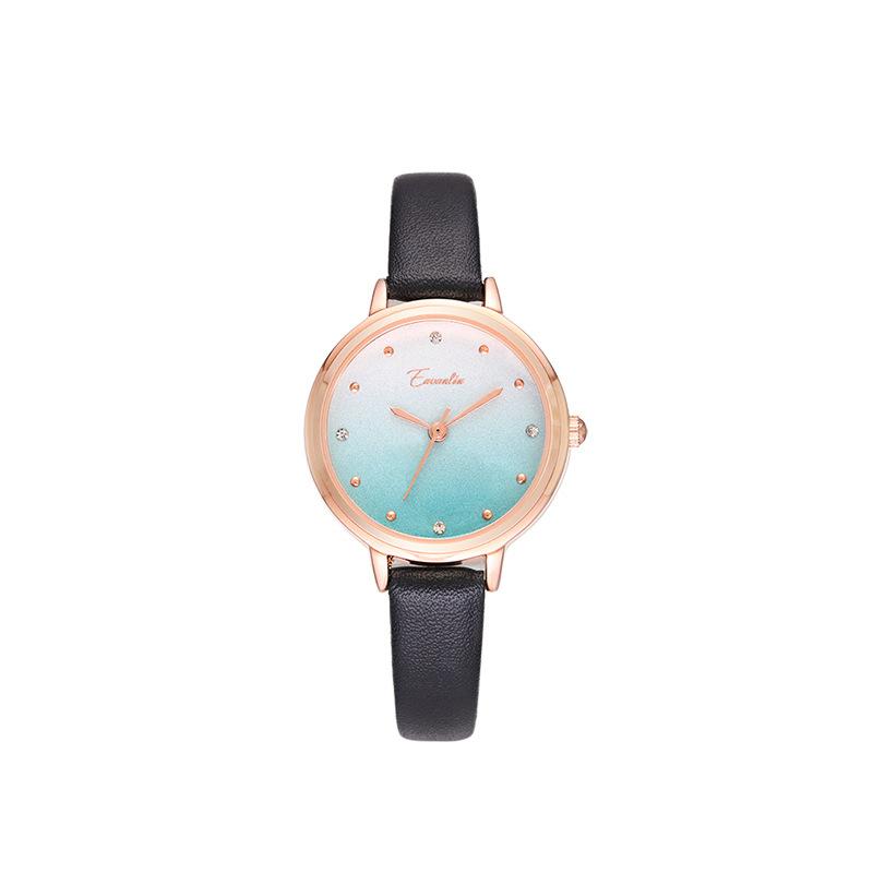 Watch Ladies Simple Small Fresh Fashion Gradient Ins Style Student Watch Quartz Watch