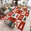 HOT Merry Christmas Carpet Beige Living Rooms Large Area Rug Bedroom Anti Slip Dining Room Carpets Decoration New Year Mat Party