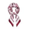 Summer Silk Scarf Women'S High-End Sense Printed Versatile Small Square Scarf Retro Decorative Scarf Office Shawl