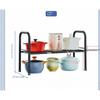 Kitchen Retractable Drain Trough Storage Rack, Cabinet Layered Rack, Storage Rack Layered Rack, Multifunctional Pot Rack