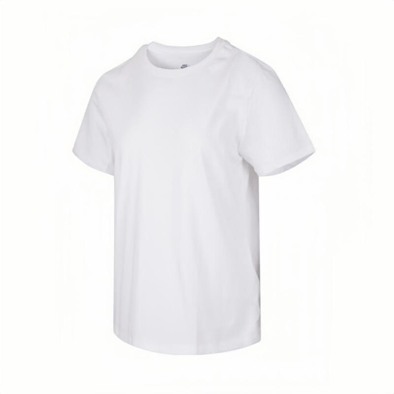 

Nike T Shirts Women s White Crew Neck Moderate FJ7129-100 M