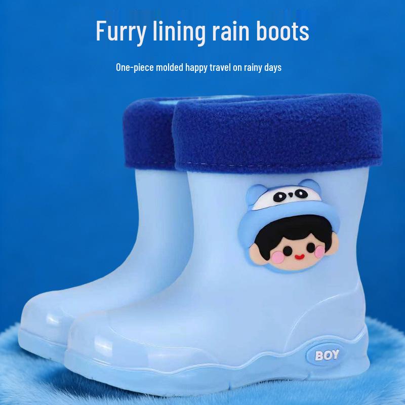 Kids' Waterproof Non-Slip Rain Boots for Boys and Girls – Toddler & Student Sizes