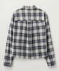 Seteo (W) Classic Flannel Check Shirt Blue