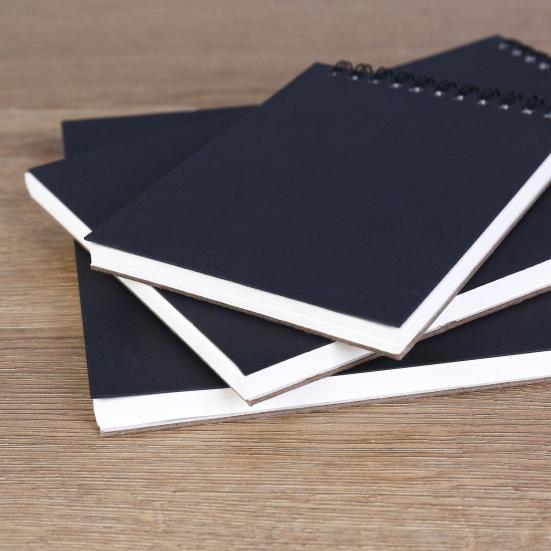 Sketchbook Vellum Paper 30 Spiral Bound Unfolds Flat Vellum Wooden Cover Soft Pages Artist Notebook