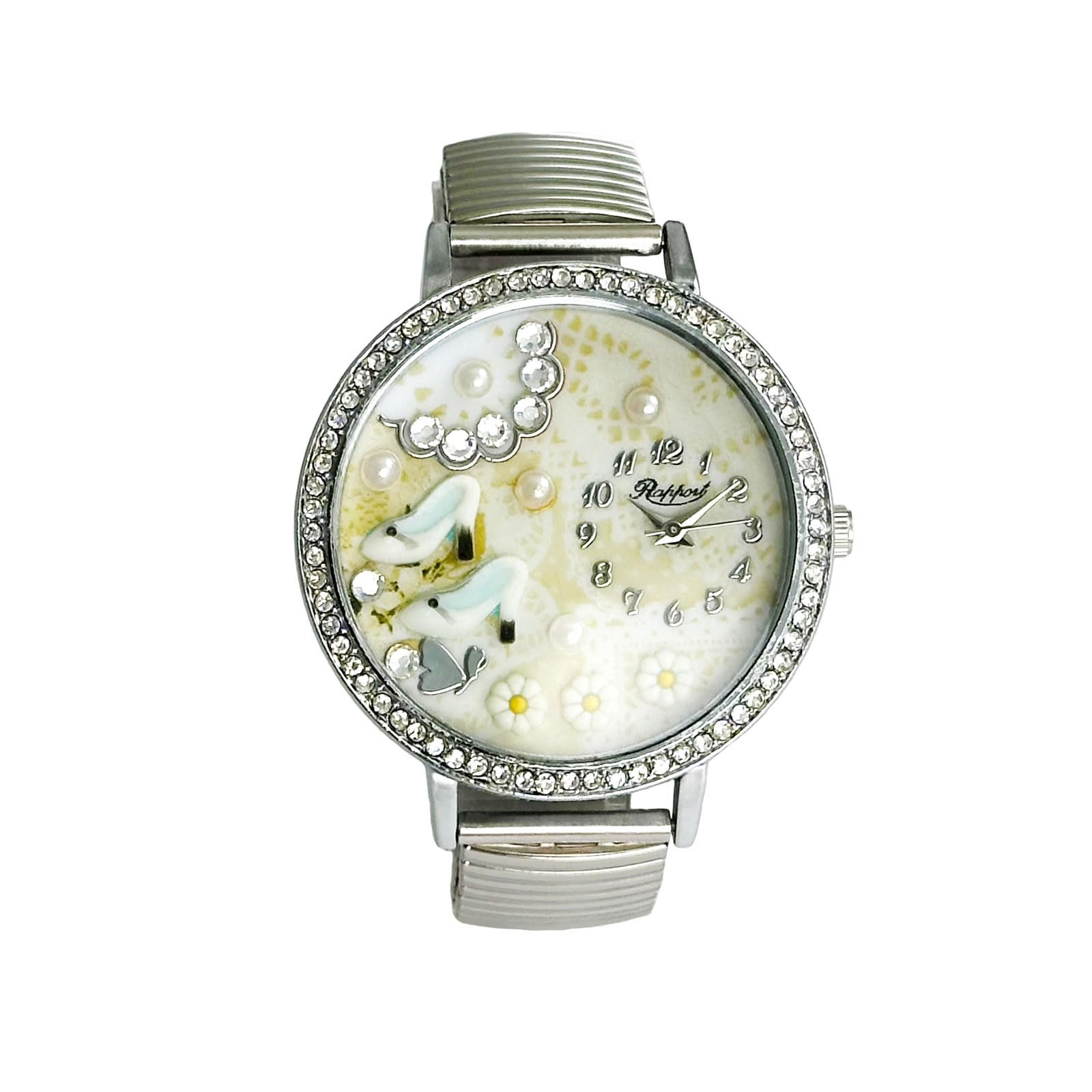 

[Takeuchi Shoji] Наручные часы Rapport Fancy Bellows Watch 167001 Женские серебряные