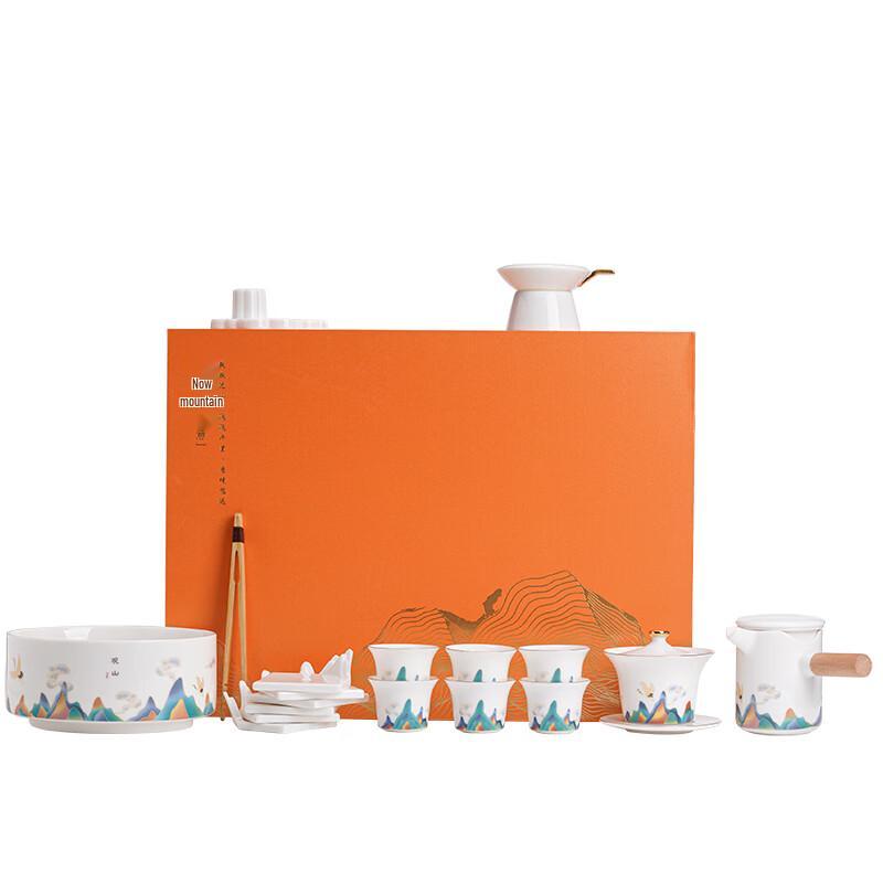

Tao Ding Xuan Light Luxury Ceramic Gaiwan Tea Set