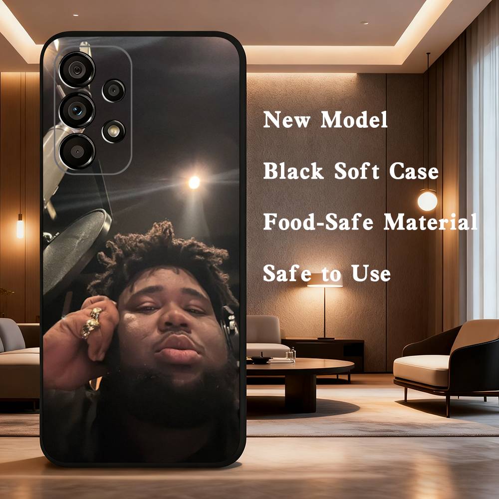 Singer R-Rod W-Wave Cool Phone Case For Samsung Galaxy A73,31,8,9,53,32,72,41,J7,52,71,22,Note Soft Black Silicone Cover