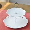 3-Tier Cupcake Stand Fruit Plate Holder Desserts Snack Candy Buffet Stand Tower For Christmas Wedding Party Cake Dessert Tray