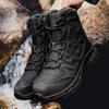 Men's Mid-Top Water-Repellent Hiking & Combat Boots for Cross-Country and Desert Training.