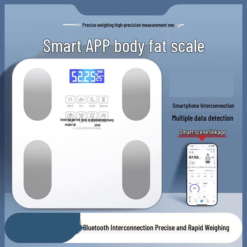 ZISIZ Rechargeable Body Fat & Weight Scale