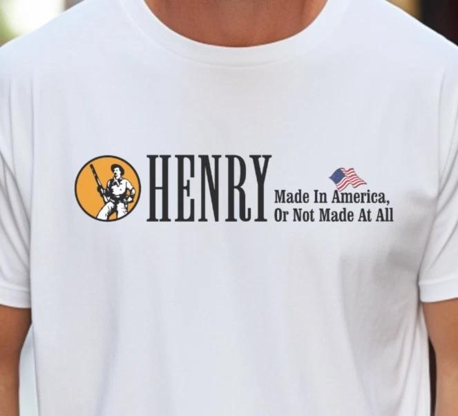 Henry Made in America T-Shirt 2nd Amendment Pro Guns Firearms Comfort Colors Tee S