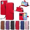 Suitable for iPhone14 mobile phone case, Honor x7B solid color leather pattern card wallet holder protective case, one plus 12.