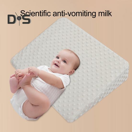 Keilkissen für Babys, Memory Foam-Schlafkissen, Rückenstützkissen für Säuglinge mit abnehmbarem Bezug für einfaches Stillen, Beine und Knie von Kindern