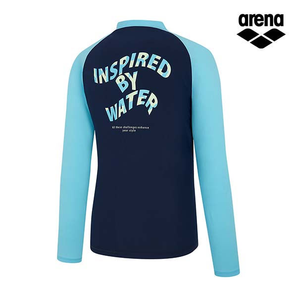 Alena Camp Regular Fit Zip-Up Rash Guard A5Bm1Pr08Abl
