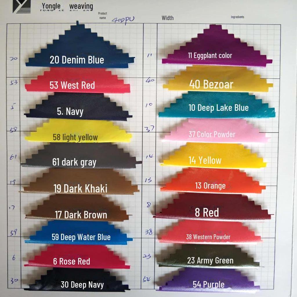 Waterproof Glossy 40D PU Nylon Down Jacket Fabric