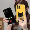 Cute Coffee Cat Clear TPU Mobile Case for iPhone 17 16 15 14 13 12 11 X XR XS Air Pro Max Plus Mini Colorful Cover