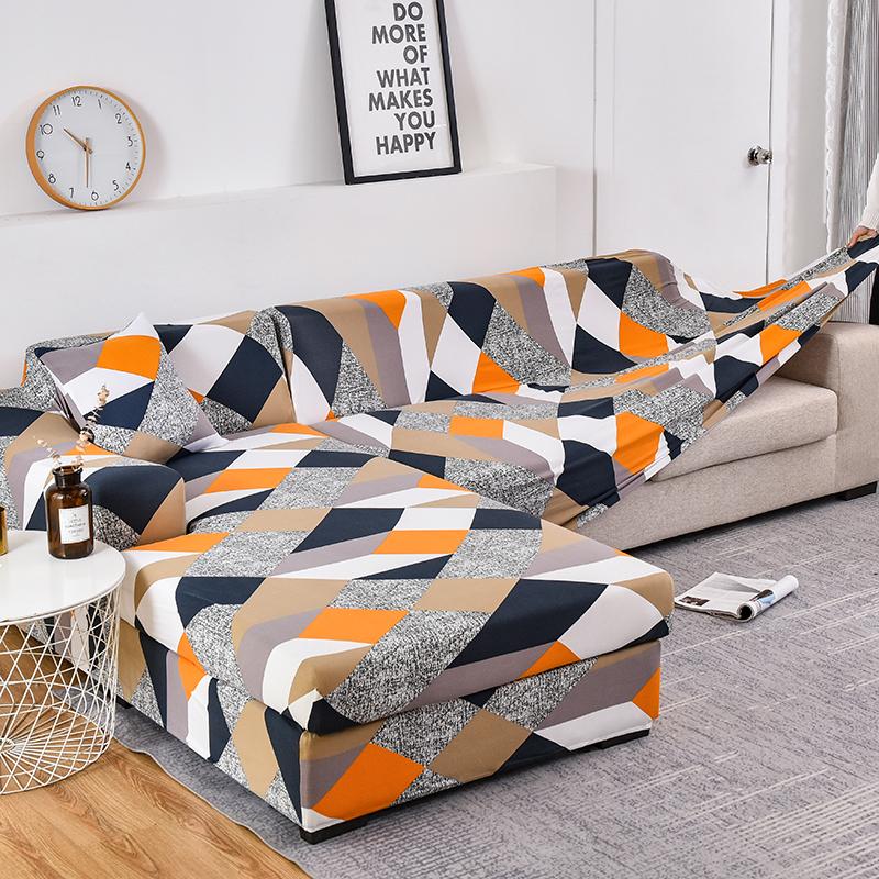 Premium Texture Couch Covers for Sectional Sofa Washable Stretch Sofa Covers L Shape Sofa Slipcovers Anti Slip Furniture Protector 1pc