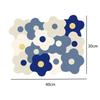 Tapis de Séchage de Vaisselle à Séchage Rapide Fleur Caoutchouc Coussinets d'Égouttage de Vaisselle Tapis Cuisine Vaisselle Napperon Super Absorbant Coussin Égouttoir à Café
