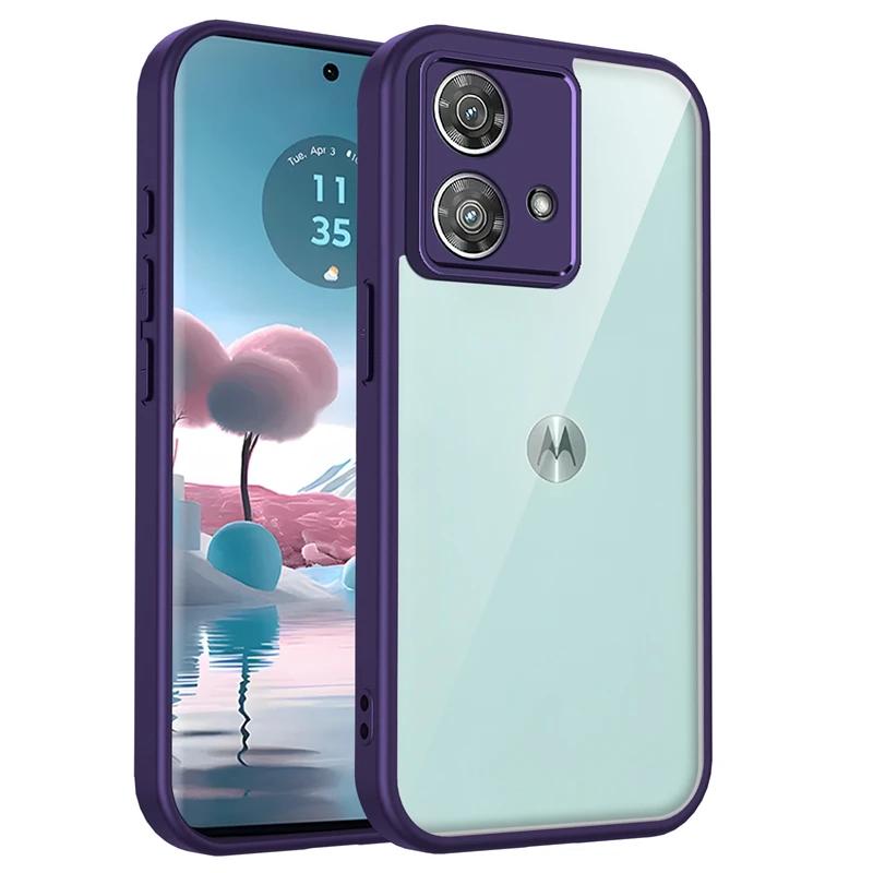 

For Motorola Moto G84 Case Moto G84 Phone Case Moto G84 Power Cover Transparent Silicone PC Back TPU Bumper Shockproof Cover Motorola Moto G54