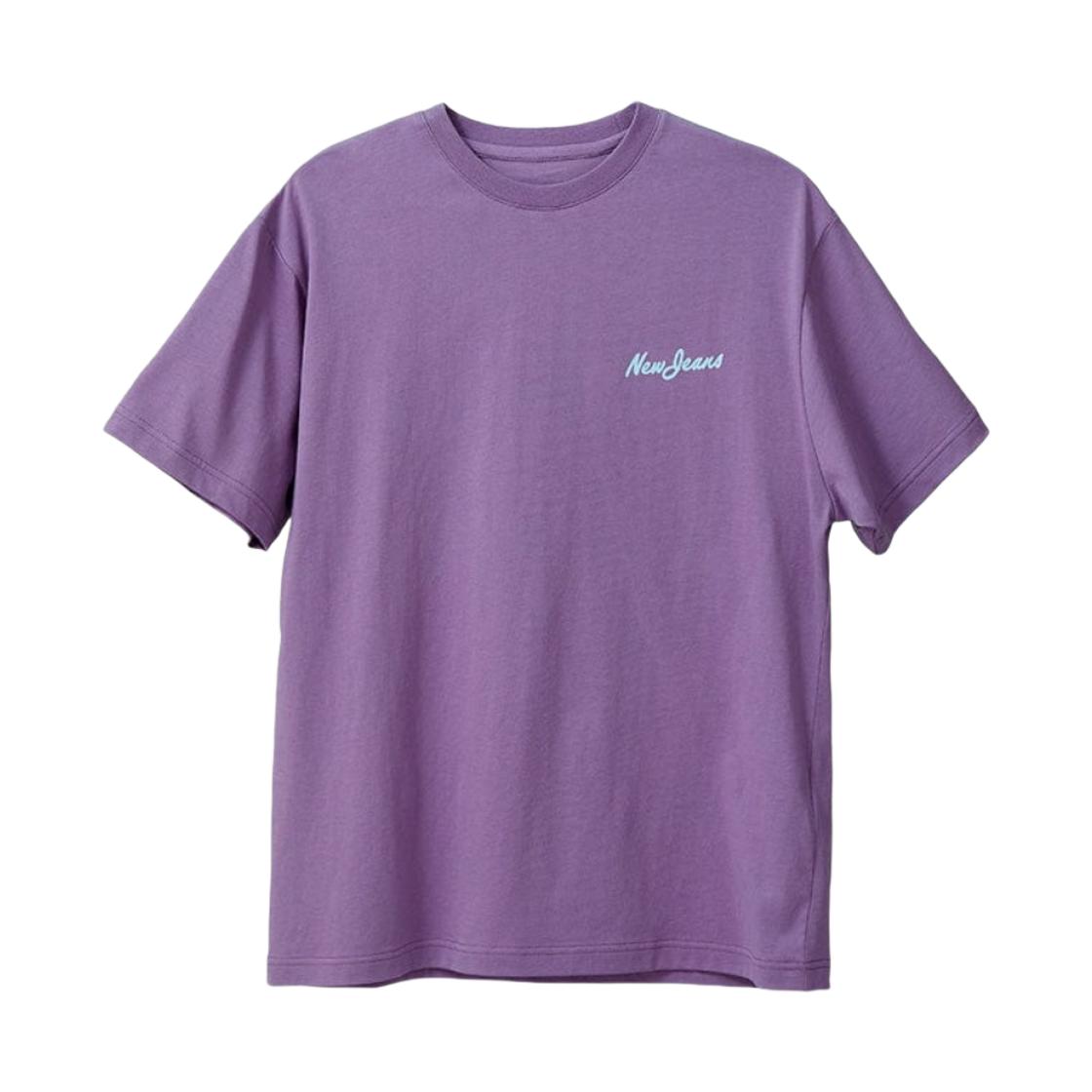 NewJeans How Sweet T-Shirt Purple ONE SIZE